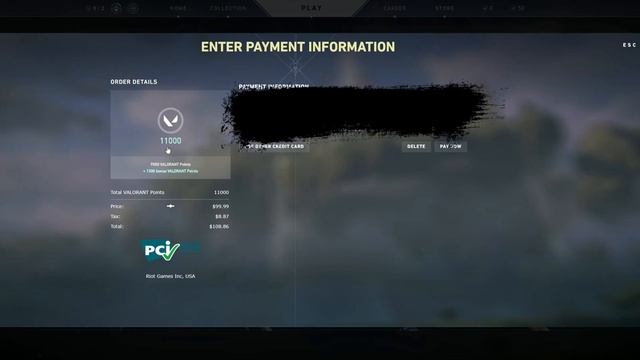 Buying Prime Set In VALORANT