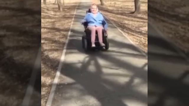 Первый раз подъем на коляске mp4