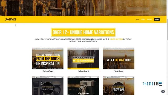 Jarvis - Onepage Parallax WordPress Theme      Rodge Avag