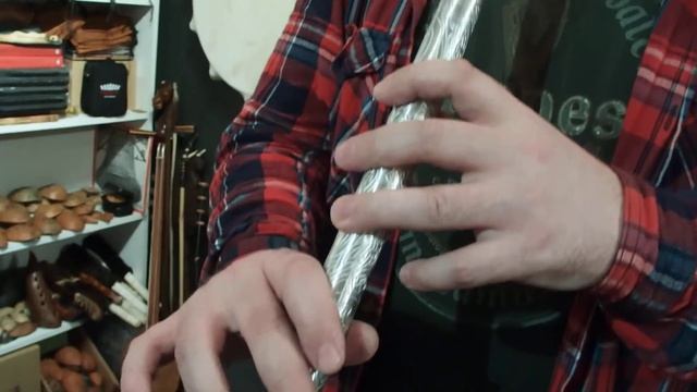 Low D Whistle Nightingale (with engraving) tunable - A. Karavaev - www.shamanic.ruwith engraving