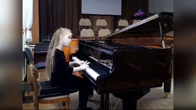 К.Черни-Гермер Этюд №1, исп. Мясникова София, 1 класс, 7 лет, преп. Кудрявцева Мария Ивановна