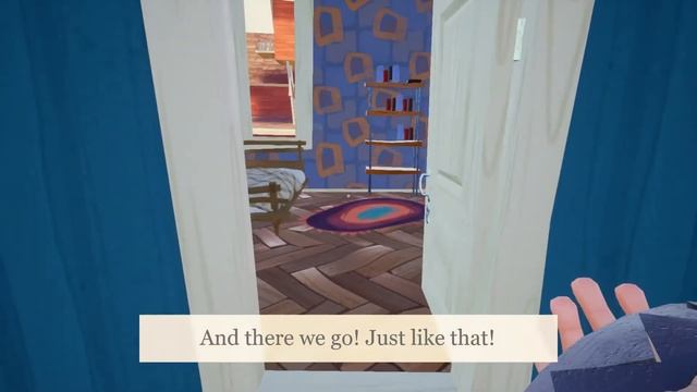 Hello neighbor glitch: go through doors