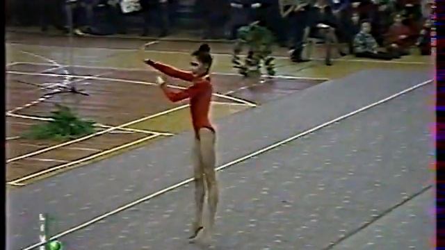 Mustafina Asel (RUS)  rope  Championships of Russia 1998