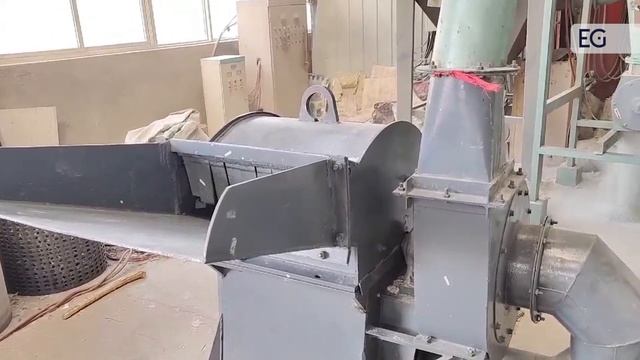 Молотковая дробилка для стекла с системой аспирации 600