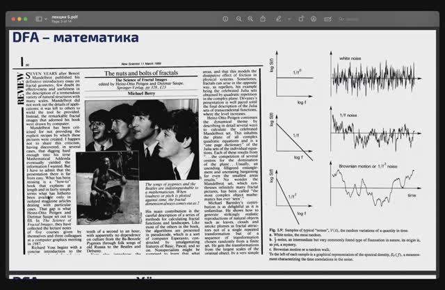 Detrended Fluctuation Analysis (DFA)