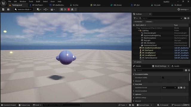 7. Floating Pawn Movement Component