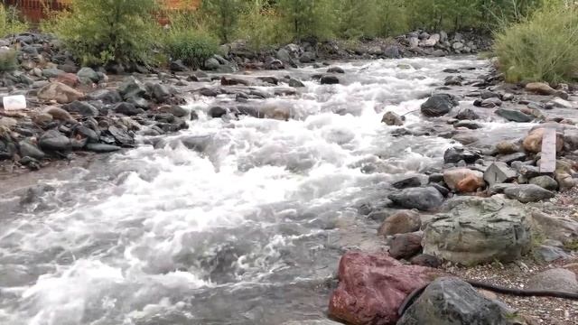 Река Чибитка после дождя п. Акташ Улаганского района