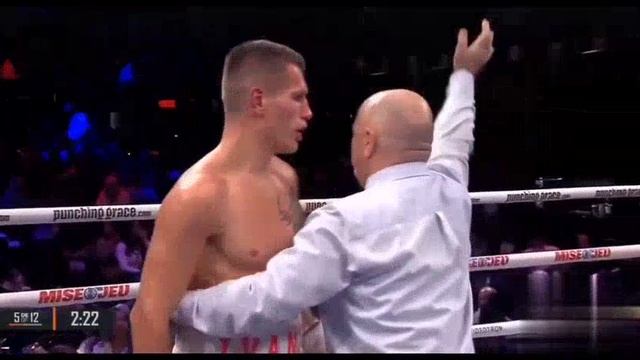 Кубинец Ослейс Иглесиас одержал победу над Петром Ивановым, финишировав украинца в 5-м раунде.