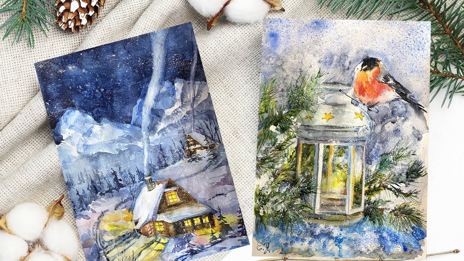 Волшебный Фонарь и снегирь.