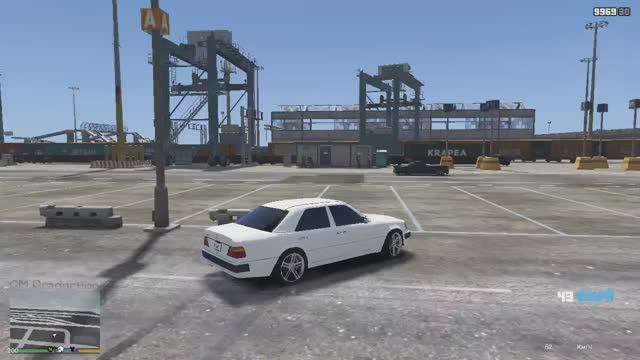 Mercedes-Benz 500E W124 супер дрифт на легенде в GTA 5,