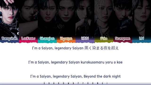 Stray Kids 'Saiyan' Lyrics (스트레이 키즈 Saiyan 가사)