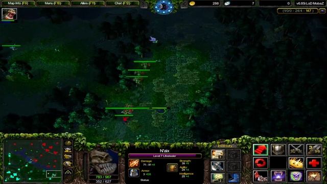 DotA LoD 6.85i - GODLIKE Again | DotA Matchmaking | Full Match