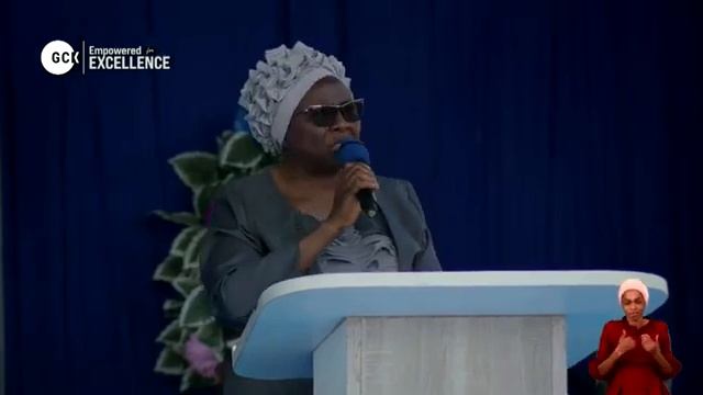 See how mummy Esther Kumuyi, wife of pastor Kumuyi showers Romantic praises on him at impact Academ
