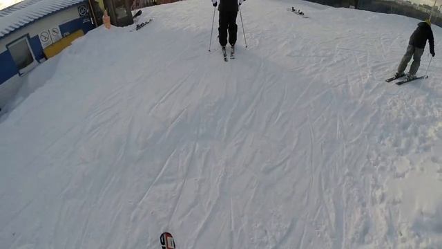 Узкое горнолыжный склон ⛷️