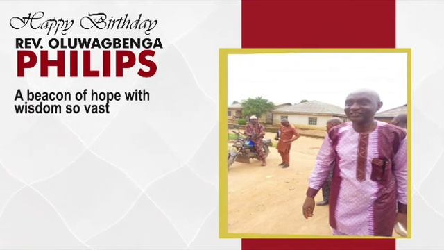 HAPPY BIRTHDAY!!! | REV OLUWAGBENGA PHILIPS | PH FOUNDATION FREE VIDEO JINGLE