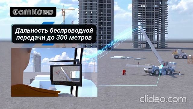 AI видеосистема для крана с 30x зумом