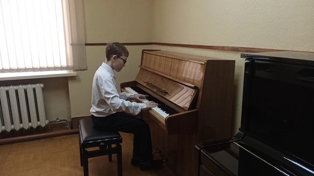 Денисов Ярослав, 2 группа, К. Черни под редакцией Г. Гермера "Этюд №27 ч. 2 Es-dur"