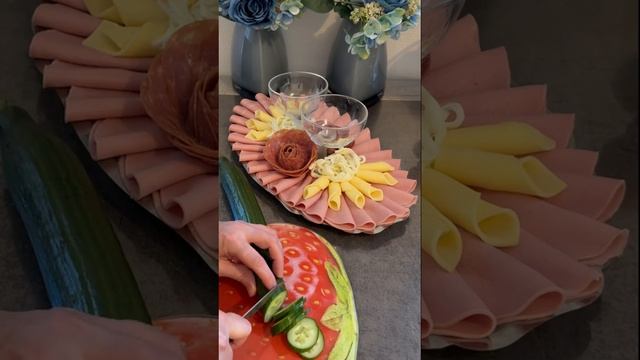 🔴 Oвощная нарезка🥒🥑🧅🍅🧅🧄🥬🌽🍋