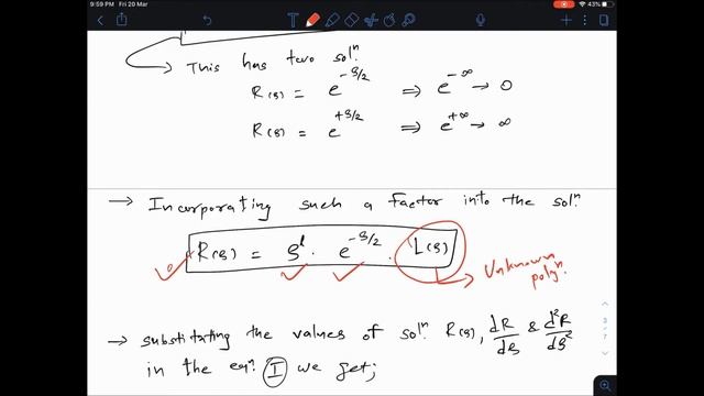 Normalized Radial Wave Function of Hydrogen Atom