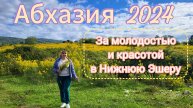 Отдых в Абхазии в несезон🌴Приключения в Нижней Эшере/ Омолодились и получили заряд бодрости ч.1