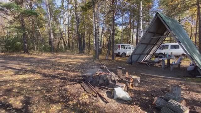 Отдых с рыбалкой на каменистой косе