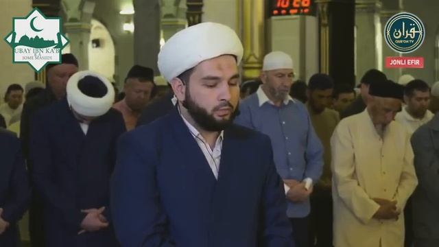 Davron qori Karimov taroveh namozi (2022). Salohiddin domlaning Ubay ibn Kaab masjidiga tashrifi