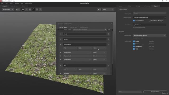 12. Quixel Mixer - Custom Export Preset