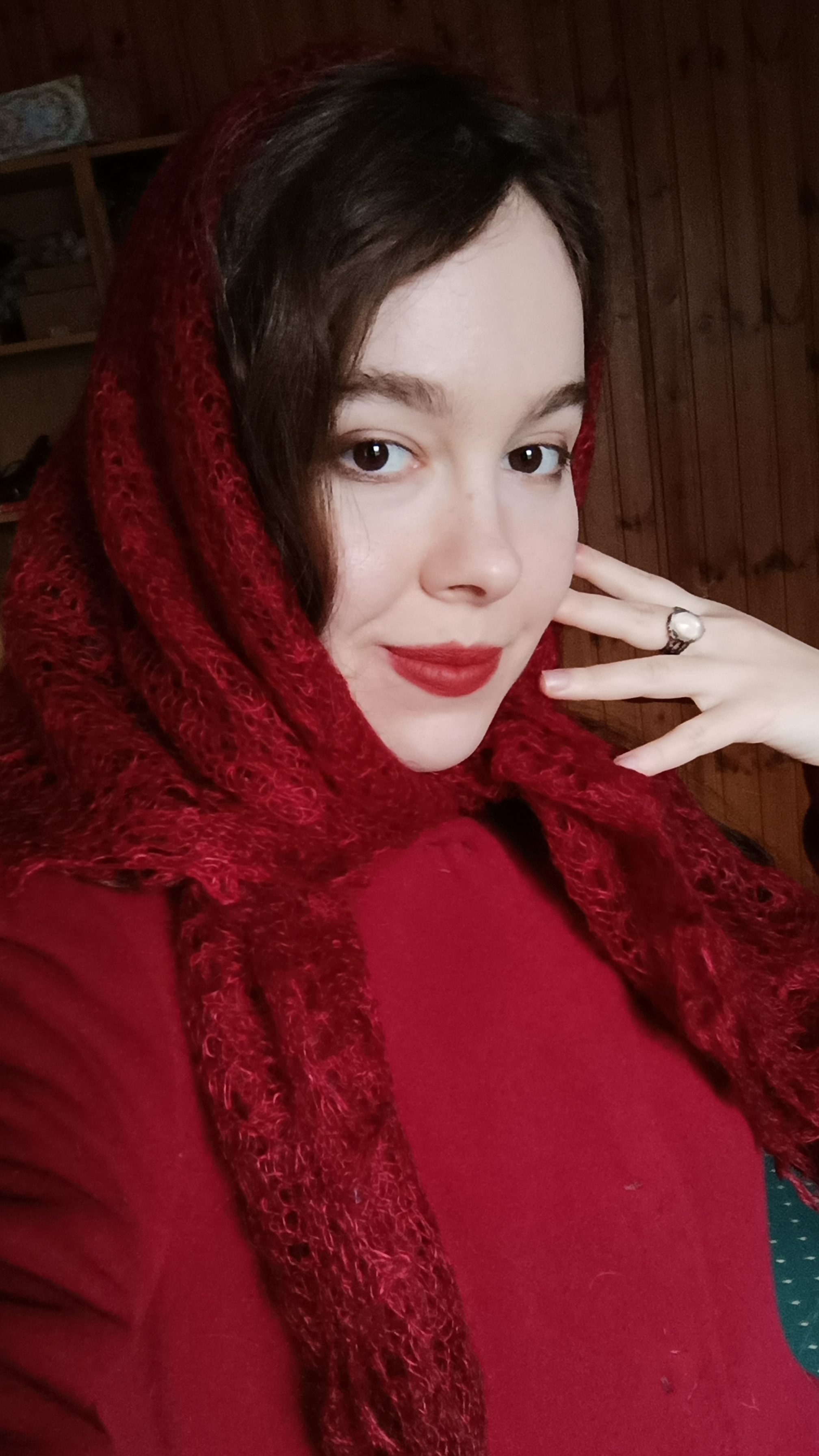 Как быть красивой в -30🌨 зимний винтаж🍎#русскийстиль #винтажныйстиль