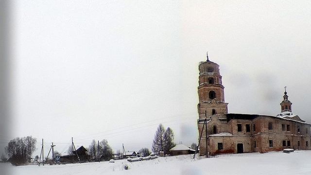 Даровской район. Село Красное. Церковь Иоанна Богослова