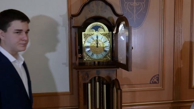 Запуск часов в экспозиции «Кабинет Председателя Правительства РФ»