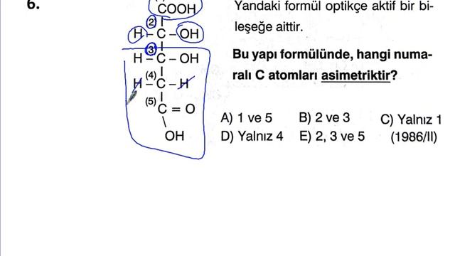 ÖSYM Soru ve Çözümleri Organik Asitler ve Esterler-1