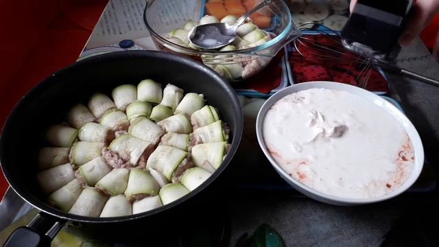 Zucchinis rolls!!! Кабачковые рулетики!!! Rouleaux aux courgettes !!! Keto☝️