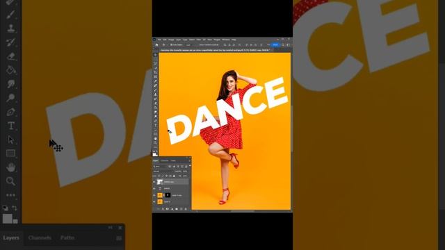 Эффект для текста #photoshop #shorts