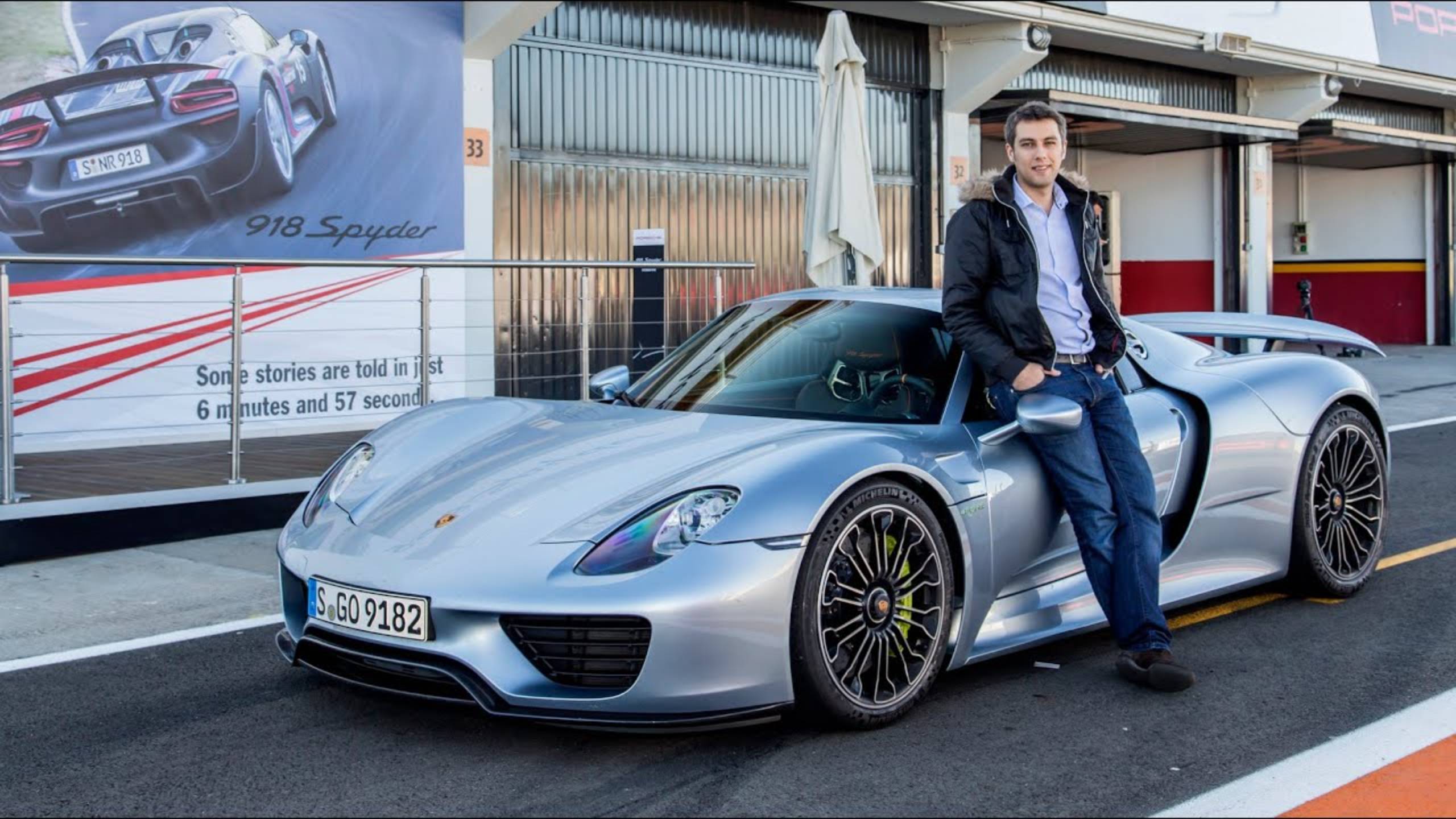 Porsche 918 2013 — За кадром