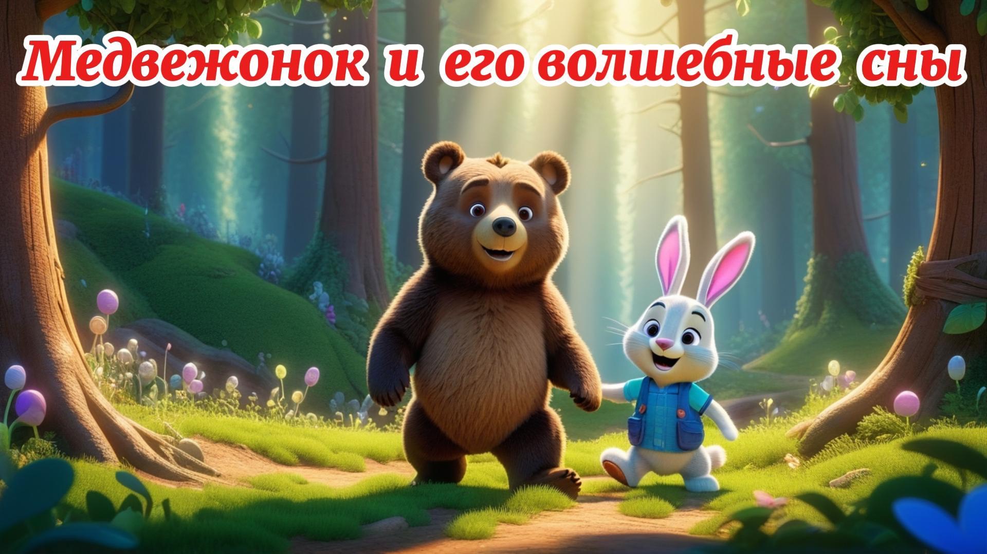 Сказка перед сном |Медвежонок и его волшебные сны |  Сказки для малышей |Слушать сказки |Аудиосказки