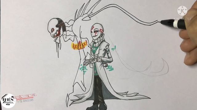 Vẽ Sans How to Draw Virus Gaster - Undertale Espanol Amino || Cách vẽ Gaster cực đơn giản.