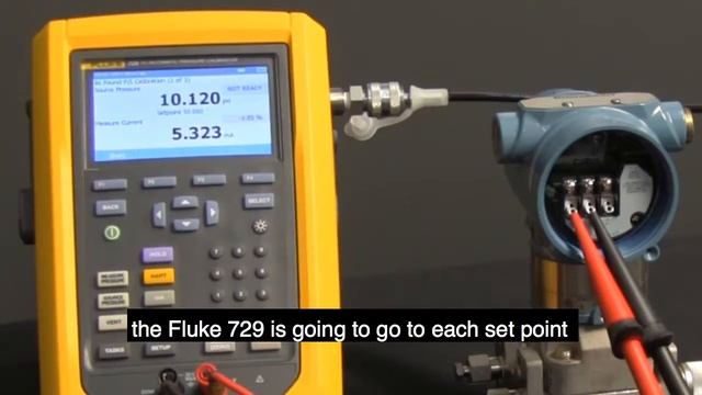 Fluke 729 VIDEONÁVOD jan na to - provedení kalibrace tlakového snímače