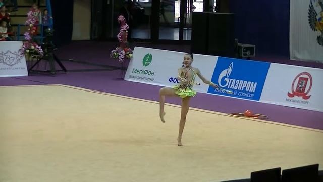 Rustemova Amina (KAZ) clubs  Int Comp Junior Grand Prix Moscow 2015