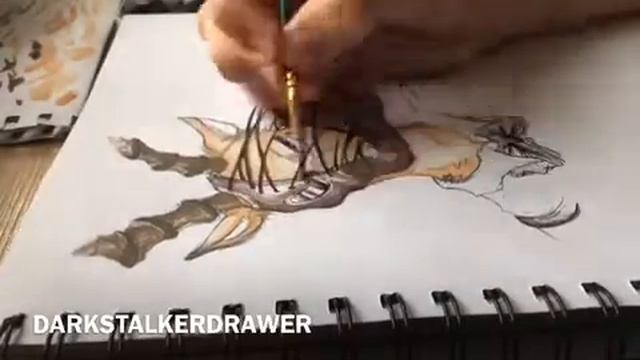 #Beastars ✗ TIMELAPSE•MELON WATERCOLOUR•BEASTARS FANART ✗ (I HAVE AMINO)