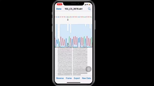 How to view and Analyze DNA sequences on your iPhone