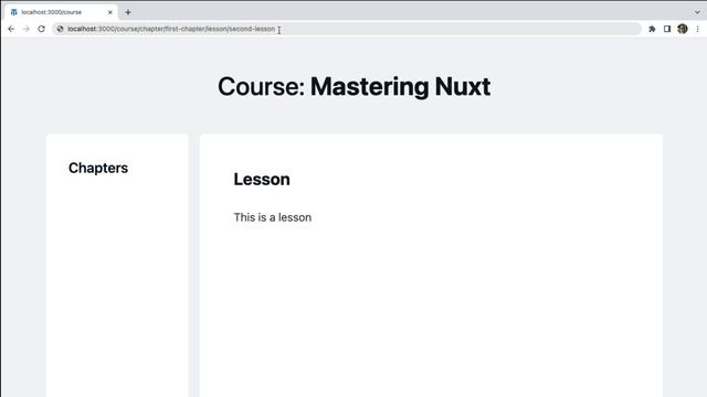 005-Mastering Nuxt - Displaying Course Lessons - HD