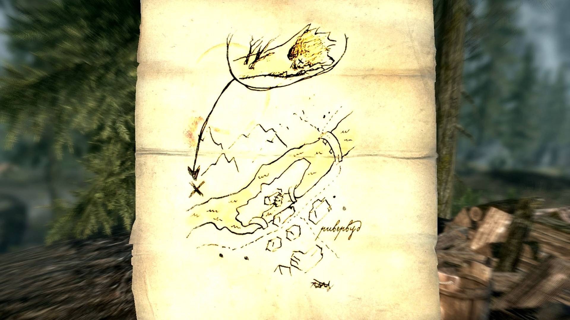 The Elder Scrolls V: Skyrim. Карта сокровищ 1. Прохождение от SAFa