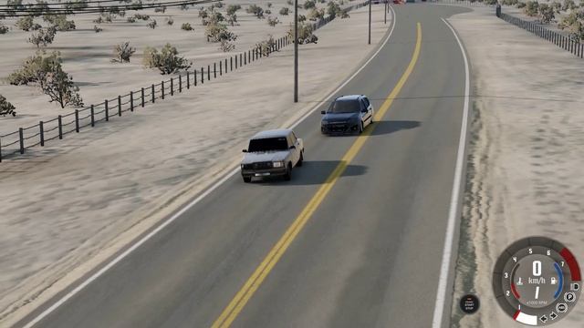 Исполняем на Lada kalina sport 2 в Beam NG Drive!