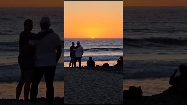 Закат солнца на тихом океане.Sunset on the Pacific Ocean.