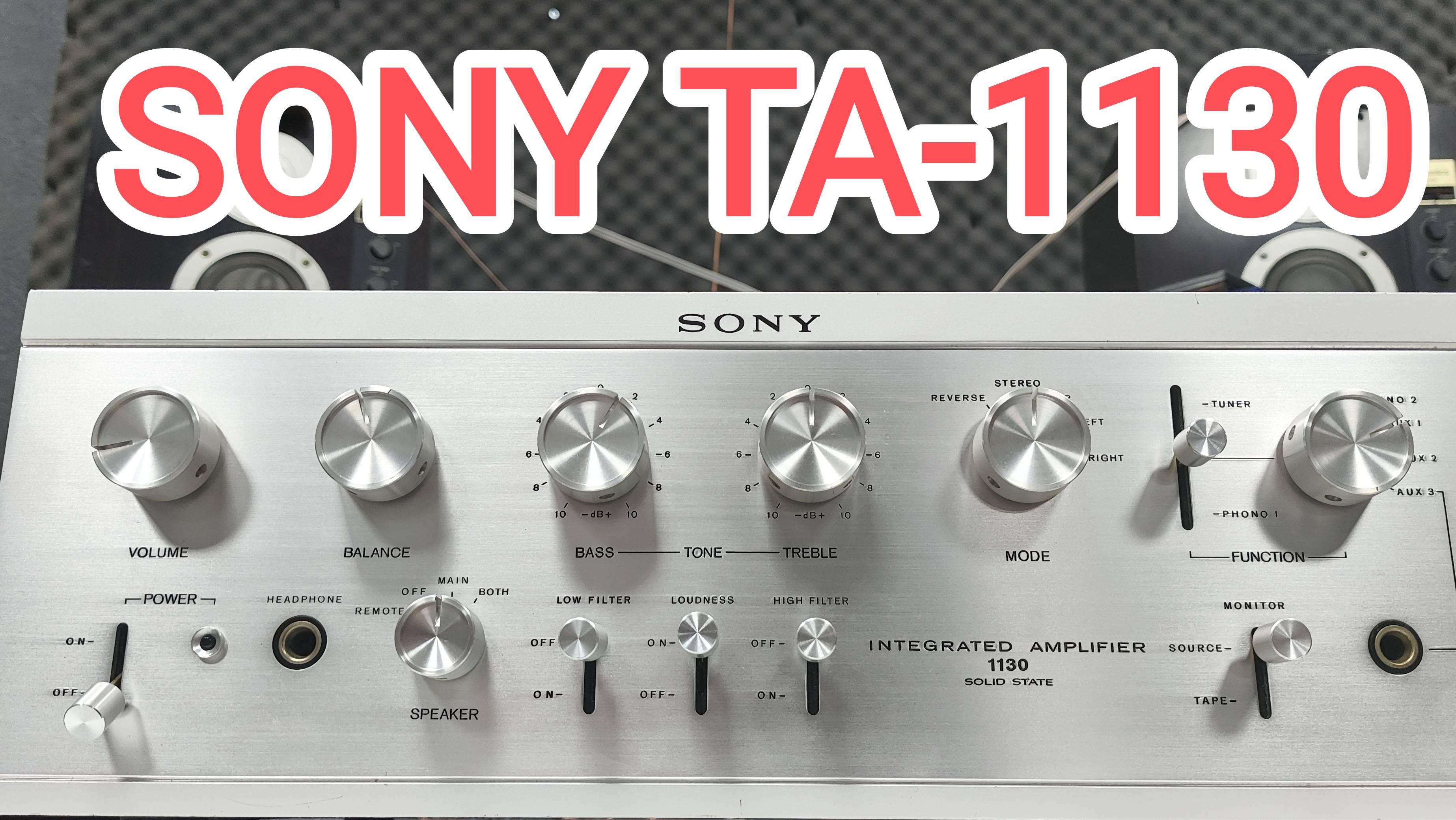 SONY TA-1130 ламповый звук, яркая красота!!!