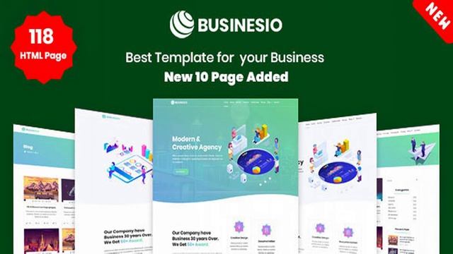 Businesio - One Page Parallax | Themeforest Website Templates and Themes