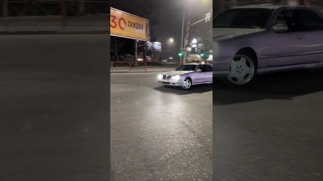 дрифт по махачкале w210e55AMG