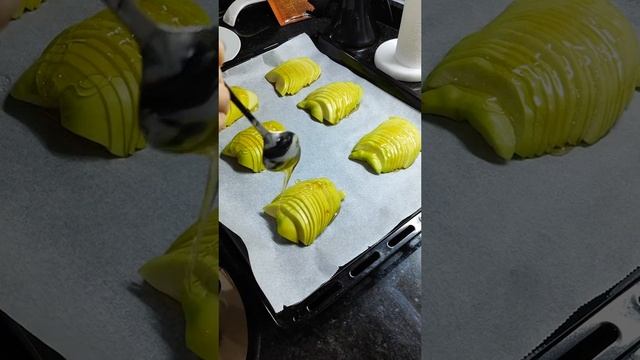 Попробуйте яблоки сделать именно так