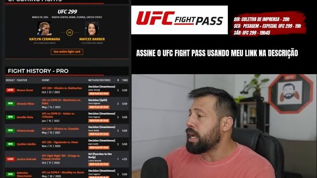 UFC 299 ‐ ANÁLISE FAIXA PRETA DO CARD COMPLETO