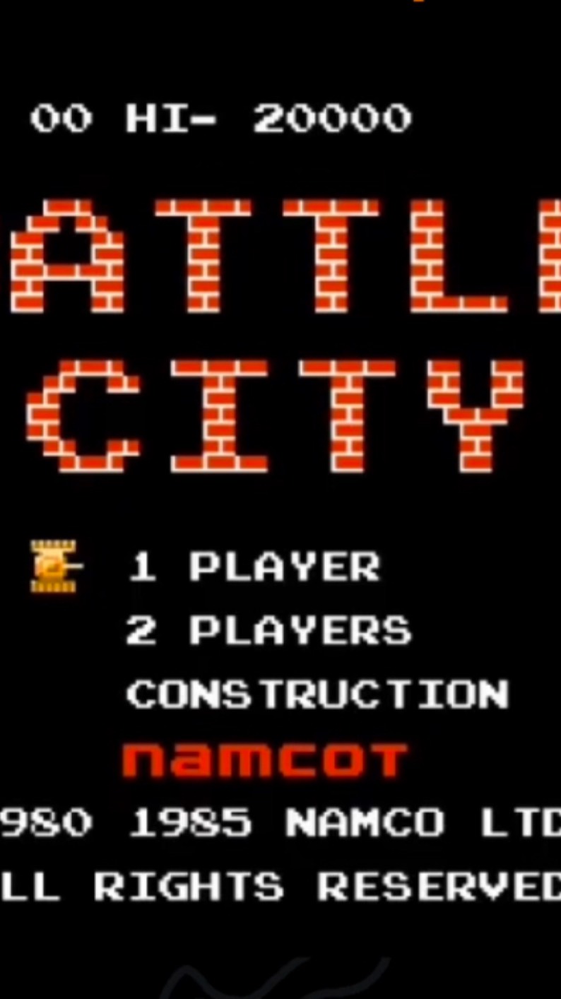 Battle City, ретро игра на Dandy. #shorts